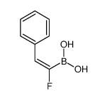 [(E)-1-fluoro-2-phenylethenyl]boronic acid Structure