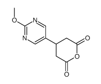 4-(2-methoxypyrimidin-5-yl)oxane-2,6-dione Structure