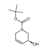 (S)-N-Boc-5-hydroxy-3-piperidene Structure