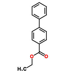 Ethyl 4-biphenylcarboxylate Structure