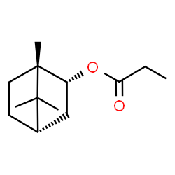 endo-1,7,7-trimethylbicyclo[2.2.1]hept-2-yl propionate结构式