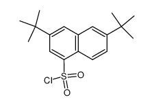 2,7-Di-tert.-butyl-naphthalin-sulfonylchlorid-(4)结构式