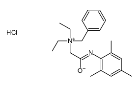 benzyl-diethyl-[2-oxo-2-(2,4,6-trimethylanilino)ethyl]azanium,chloride结构式