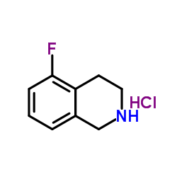 5-Fluoro-1,2,3,4-tetrahydro-isoquinoline hydrochloride Structure