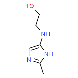 Ethanol,2-[(2-methyl-1H-imidazol-4-yl)amino]- (9CI) Structure