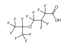 2,2,3,3,4,4-hexafluoro-4-(1,1,1,2,3,3,3-heptafluoropropan-2-yloxy)butanoic acid Structure