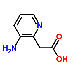 (3-Amino-2-pyridinyl)acetic acid Structure