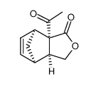(3aS,4R,7S,7aR)-7a-acetyl-3a,4,7,7a-tetrahydro-4,7-methanoisobenzofuran-1(3H)-one结构式
