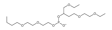 2-(2-butoxyethoxy)ethyl [1-ethoxy-4-(2-ethoxyethoxy)butan-2-yl] phosphite结构式