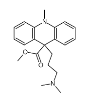 methyl 9-(3-(dimethylamino)propyl)-10-methyl-9,10-dihydroacridine-9-carboxylate Structure
