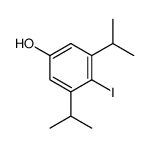 4-碘-3,5-二异丙基苯酚结构式