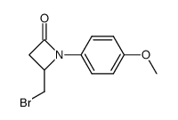4-bromomethyl-1-(4-methoxyphenyl)azetidin-2-one Structure