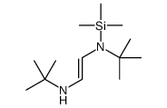 (Z)-N,N'-ditert-butyl-N'-trimethylsilylethene-1,2-diamine结构式
