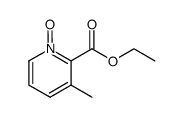 3-methyl-pyridine-N-oxide-2-carboxylic acid ethyl ester结构式