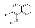 2-hydroxy-naphthalene-1-sulfenyl bromide Structure