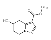 5-羟基-4,5,6,7-四氢吡唑并[1,5-a]吡啶-3-羧酸甲酯结构式