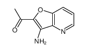 1-(3-氨基呋喃并[3,2-b]吡啶-2-基)乙酮结构式