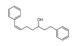 顺-1,7-二苯基-1-庚烯基-5-醇结构式