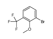 1-Bromo-2-methoxy-3-(trifluoromethyl)benzene Structure