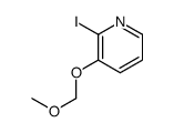 2-碘-3-(甲氧基甲氧基)吡啶结构式