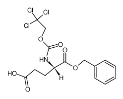 N-Troc-L-glutamyl α-benzyl ester Structure