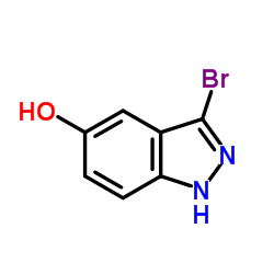 3-溴-5-羟基 (1h)吲唑结构式