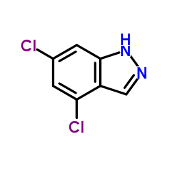 4,6-二氯吲唑结构式