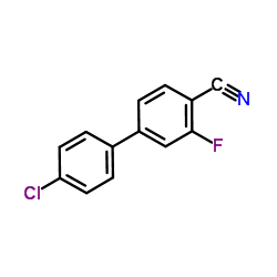 4'-CHLORO-3'-FLUORO[1,1'-BIPHENYL]-4-CARBONITRILE Structure