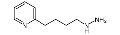 4-(2-吡啶基)正丁基肼盐酸盐结构式