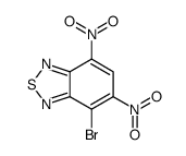 4-bromo-5,7-dinitro-2,1,3-benzothiadiazole结构式