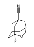 4-Oxatricyclo[4.3.1.13,8]undecane-1-carbonitrile, 3-fluoro Structure