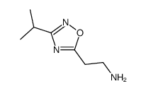 2-(3-异丙基-1,2,4-噁二唑-5-基)乙胺结构式