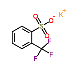 Potassium 2-(trifluoromethyl)benzenesulfonate Structure