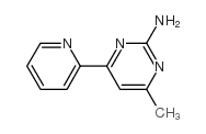 4-甲基-6-吡啶-2-嘧啶-2-胺结构式