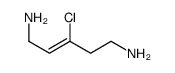 3-chloropent-2-ene-1,5-diamine结构式