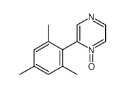 1-oxido-2-(2,4,6-trimethylphenyl)pyrazin-1-ium结构式