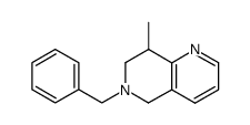 6-benzyl-8-methyl-5,6,7,8-tetrahydro-1,6-naphthyridine Structure