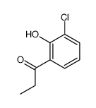 1-(3-chloro-2-hydroxyphenyl)propan-1-one结构式