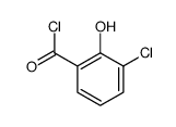 3-chloro-2-hydroxybenzoyl chloride Structure