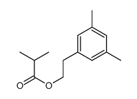2-(3,5-dimethylphenyl)ethyl 2-methylpropanoate Structure