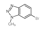 6-溴-1-甲基-1H-苯并[d][1,2,3]三氮唑结构式