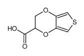2,3-二氢噻吩并[3,4-b][1,4]二氧杂环己烷基-2-羧酸结构式