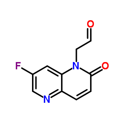 (7-Fluoro-2-oxo-1,5-naphthyridin-1(2H)-yl)acetaldehyde结构式