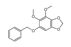 4,5-dimethoxy-6-phenylmethoxy-1,3-benzodioxole Structure