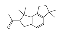1-(1,2,3,6,7,8-hexahydro-1,1,6,6-tetramethyl-as-indacenyl)ethanone Structure
