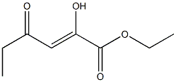 2-hydroxy-4-oxohex-2-enoic acid ethyl ester结构式