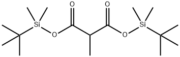 Propanedioic acid, 2-methyl-, 1,3-bis[(1,1-dimethylethyl)dimethylsilyl] ester结构式