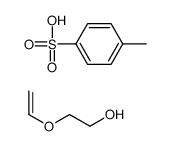 2-ethenoxyethanol,4-methylbenzenesulfonic acid结构式