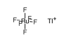 thallium(I) hexafluororuthenate(V) Structure