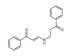 3-(3-oxo-3-phenyl-propylamino)-1-phenyl-propenone结构式